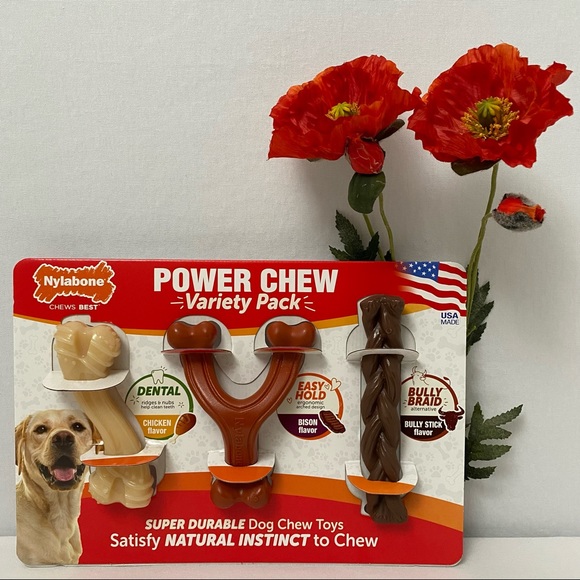 Nylabone Other - Nylabone power chew variety pack dog chew toys,NWT